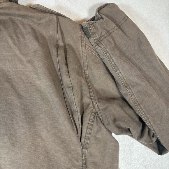 Vintage Billabong Military Jacket Mens Large Army Green RipStop Tactical Rare - Picture 11 of 13